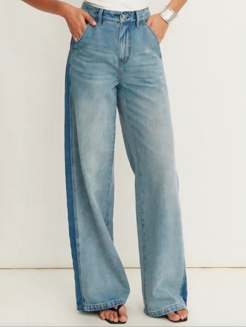 AG For Fabrique Carisse Two Toned Mixed Fabric XS